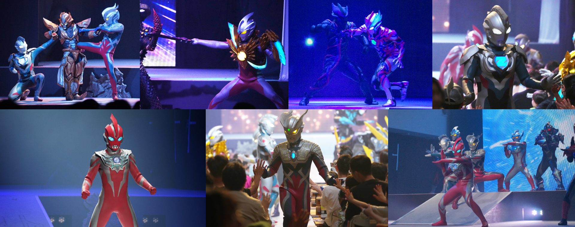 スーツアクターによるライブステージ